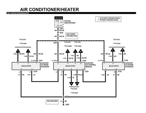 2004 Ford Expedition Air Conditioning Wiring Diagram
